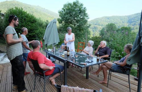 Maison avec vue, grand terrain clos, bain nordique privé toute l'année, animaux acceptés - Foto 8