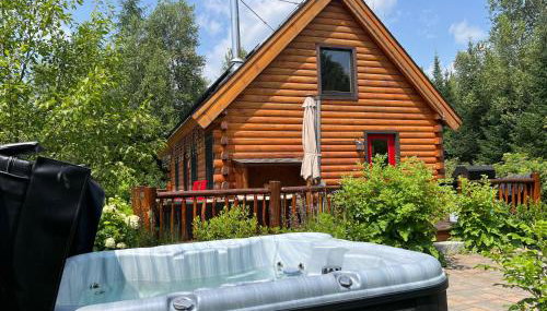 BC Log cabin with private beach river fire pit AC wifi onsite trails ski slope views - Foto 2