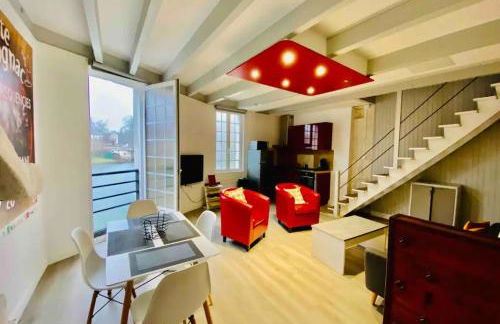 Le Quai 2, ancien Moulin au Bord de la Charente - Charme et Sérénité à Jarnac - Foto 14