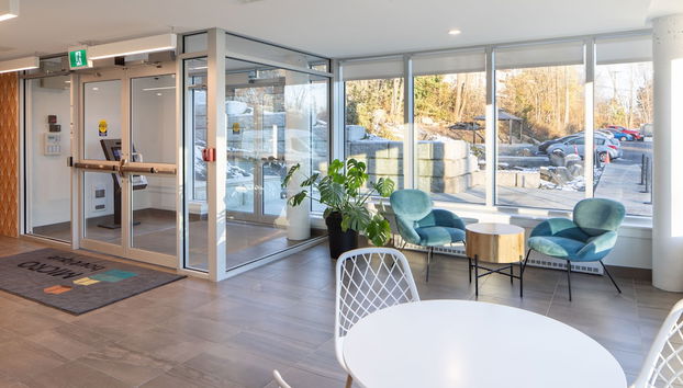 Zona de estar del vestíbulo