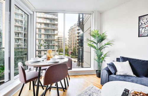 Bright Riverside 2 Bed Haven with Balcony - Modern Comfort in Battersea - Foto 34