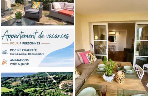 Appartement Premium Genius -vue Mer -Jardin Clôturé -Terrasse -Parking - Piscine Chauffée du 04 Avril au 01 Novembre- Saint Raphaël - Foto 1