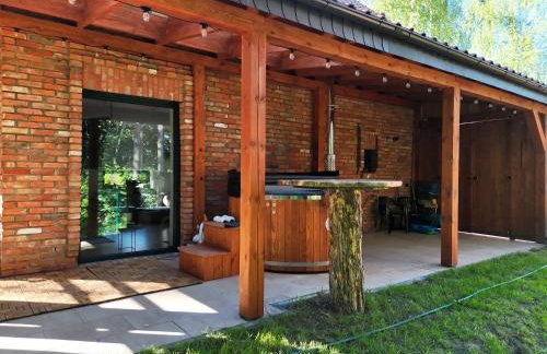 Ceglany Domek z jacuzzi, nad jeziorem, przy lesie - Foto 2