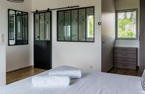 La Villa Perchée, Appartements Élégants, sauna Privé, sport, terrasses et Vue Panoramique, Parking protégé, proche PARIS - Foto 39