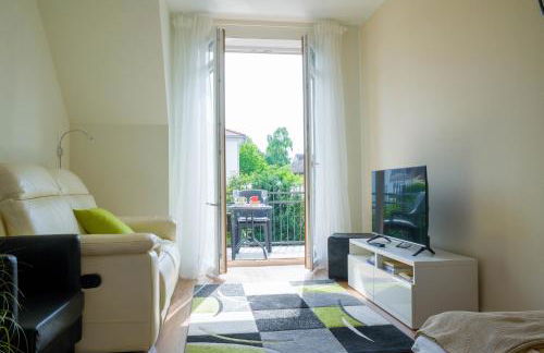 Dahem-Apartments - ruhig Parkplatz Rhein Main Gebiet gut erreichbar - 3 Apartments - barrierefrei mit Garten und Hund auf Anfrage -- 2 SZ Maisonette mit Balkon, -- 2 SZ mit Balkon - Foto 32