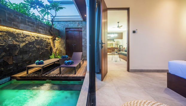 3Bedroom-703-Private Pool Villa Sanur - Foto 3, Habitación