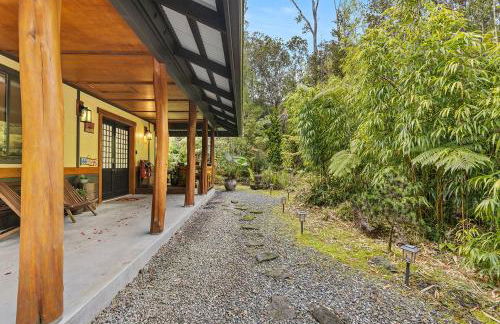 Volcano Tea House Cottage-SpaBath-HotTub-FirePlace - Foto 38