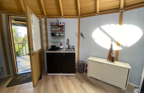 Glamping-Sky Dome Yurt-Tiny House-2 modern composting toilet - Foto 6