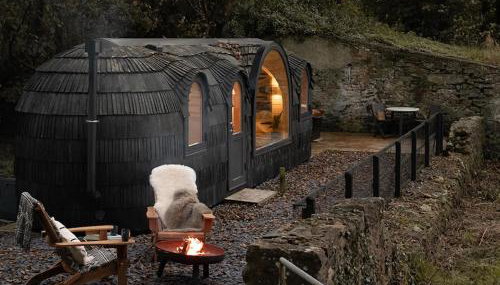 Luxury Eco Cabin with Sea Views - Foto 1, Garden, Garden view