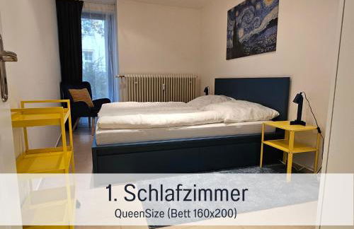 Fewokoko-Privat Apartment Zentral Lorettoviertel Rheinufer Altstadt Messe Landtag Königsallee - Foto 15