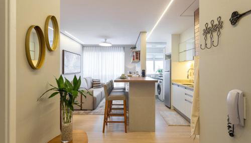 Apto 2qts, Ar Condicionado, Piscina, Churrasqueira, Finamente Mobiliado e Decorado - Foto 2