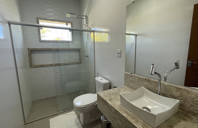 Casa COMPLETA com Piscina 1 Min da Praia - Foto 14