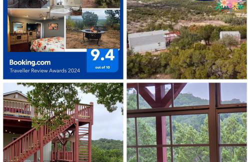 Entire 2br 2ba hilltop view home Sleeps 8 pets 4 acres Jacuzzi Central AC Kingbeds Office Free WiFi Parking Full Kitchen Refrigerator Washer Dryer Furnished Three 3 Large Sunset Dining Patios Grill Stovetop Oven Hiking Wildlife Firepit Quiet very Secluded - Foto 29