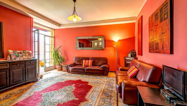 Coin salon dans le hall