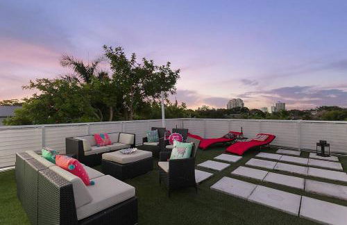 Luxury Mansion, Game Room, Pool, Rooftop, Skyline, Walk to Las Olas - Foto 75
