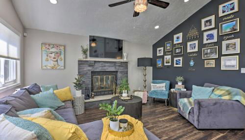 Fire Pit and Furnished Deck Serene Tobyhanna Escape - Foto 4