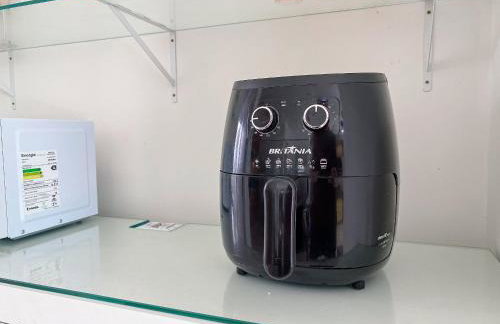 Apto Térreo com 2 quartos (ambos com ar split), sendo 1 suíte, internet privativa 300MBPS, no Residencial Vila Regina, condominio com piscina e área gourmet bem próximo a praia de Taperapuã - Foto 65