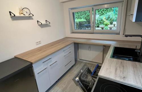 FeWo meisteroffice im Sackgässle, ebenerdige ELW 50qm, Terrasse, vollwertige Küche, Nähe Ulm - Foto 9