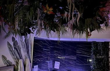 Spa-Sauna-Ciel de pluie tropicale-Champagne Nuit Romantique - Escapade Mâconnaise - Foto 4