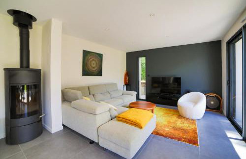 Villa du Golf Baden 4 chambres 8 personnes Golfe du Morbihan Terrasse & BBQ - Foto 8