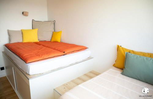 Villa Ponant 5 étoiles à Doëlan, piscine face mer - Foto 32