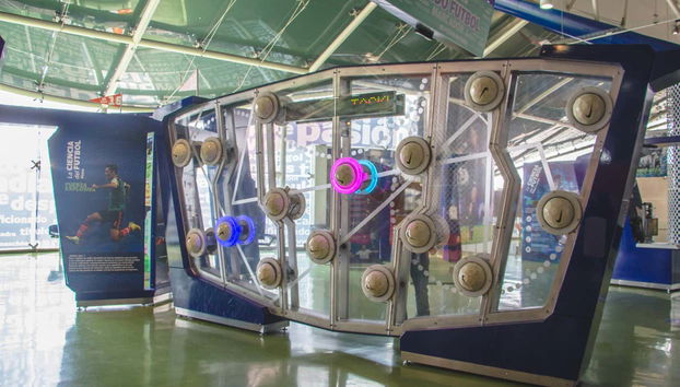 Una delle attrazioni interattive del Mundo Fútbol