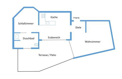 Exklusive 2-Zimmer-Wohnung am Schloss Bensberg - Foto 11