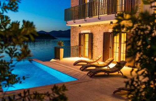 Seafront Villa Draga with heated infinity pool - Foto 92