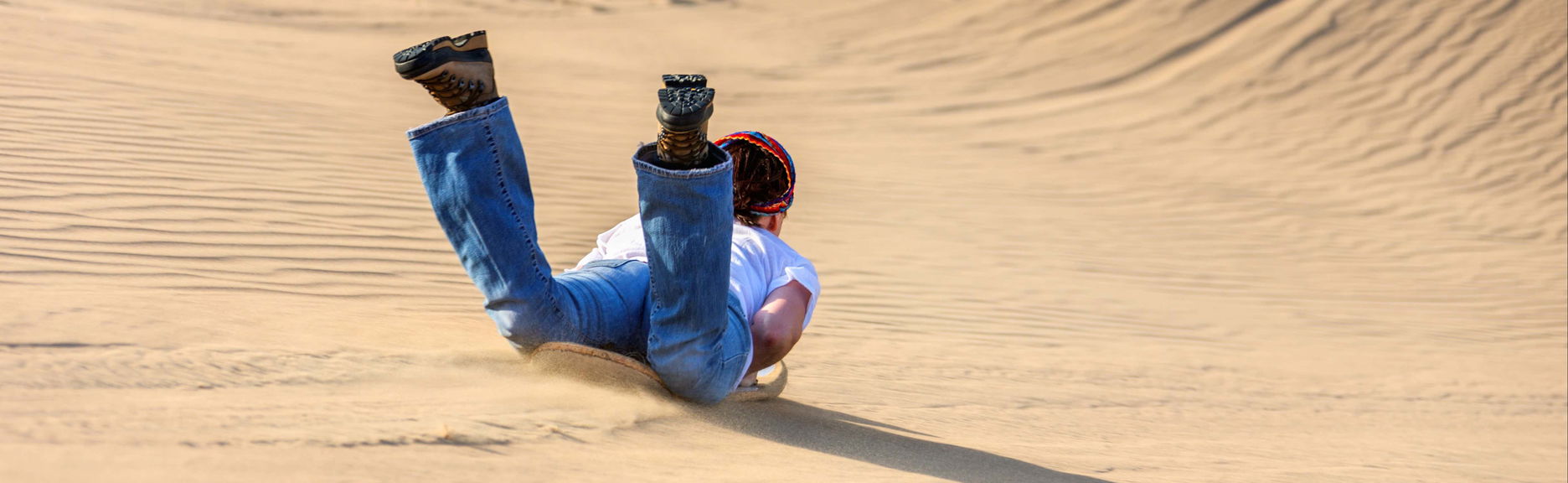 Sandboard sur les dunes de Tifnit