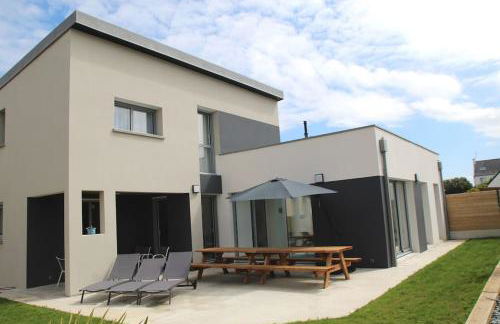 Villa de la plage des Amiets #piscine intérieure privée# les pieds dans l'eau - Foto 26