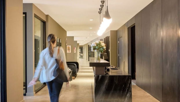 Zona de estar del vestíbulo