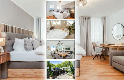 Luxus City Apartment - für Gruppen & Familien mit Whirlpool, Terrasse & Grill - Top Lage - Foto 1