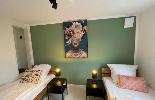 Premium-Apartment, 4 Betten, Nahe Ulm für Familien und Gruppen,Hund - Foto 1