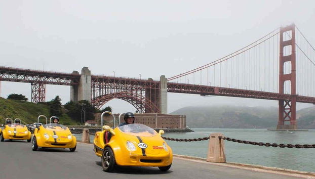 Enjoy the electric car tour around San Francisco