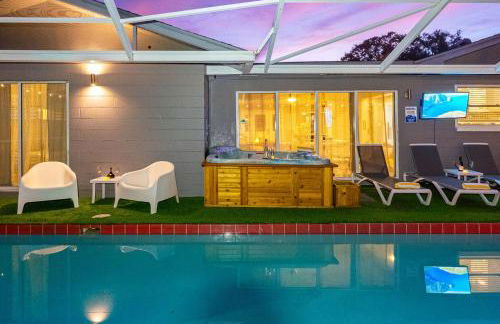 Pool Hot Tub Massage Chair Free EV Charger 5 Mins to Beaches! - Foto 71