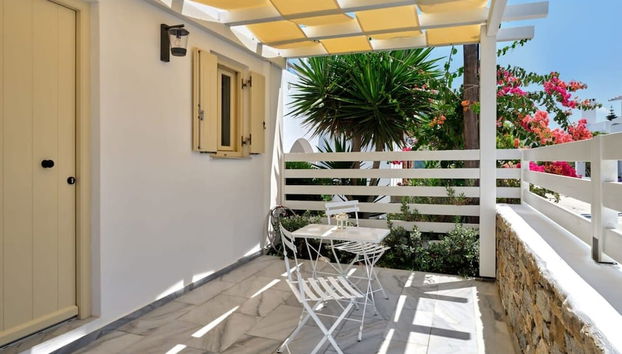 Villa Maria - Naoussa Pigeons Blue Gold Suite - Foto 2, Quarto