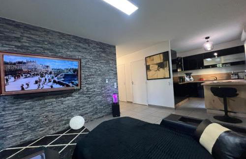 T2 cosy et rénové avec terrasse - proche de Lyon - Foto 8