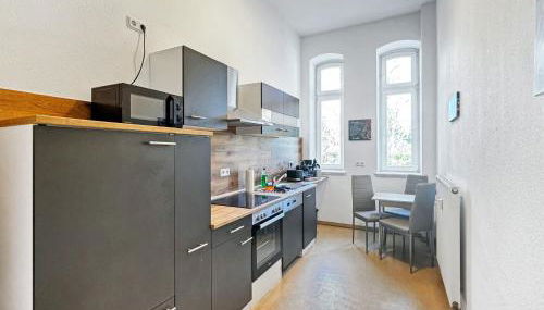 Ferienwohnung Villa Nieske - Jugendstil Denkmal, free WLAN & Parken, Self Check-In, Smart-TV - Foto 5, stove, pet friendly, toaster, minibar