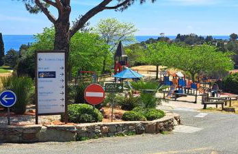 Dans un cadre d'exception, Vue mer panoramique à Agay Côte d'Azur, Village Vacances Cap Esterel, 2 chambres, avec jardin, golf, climatisation, Wifi, 5 piscines - Foto 43