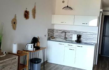 Studio standing classé meublé de tourisme avec terrasse vue mer " les pieds dans l'eau " à Algajola - Foto 11