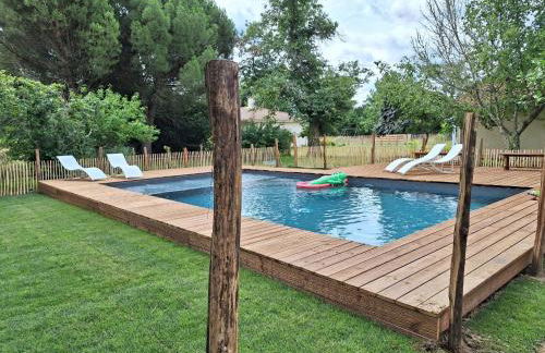 La Pinède du Chéou, Piscine, Logement indépendant, Parking, Draps, Wifi fibre - Foto 12