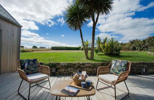 Tipoz'Immo - Ti Marin 500m de la plage et restaurant à pied - linge inclus et lits faits - wifi inclus - grande terrasse plein sud - spacieuse - lumineuse - Foto 14