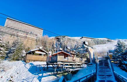 Les Menuires centre! Chaleureux studio sur les pistes! - Foto 15