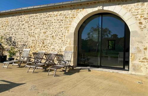 Château Bernon Gite 15 Personnes - piscine et SPA - Foto 52