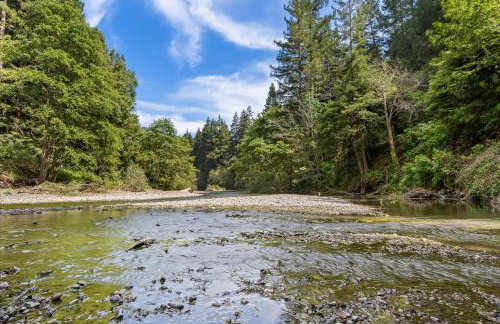 Cozy Creek Cabin - On Austin Creek Hot Tub - Dog Friendly - BBQ Grill - Fast WiFi - Foto 8