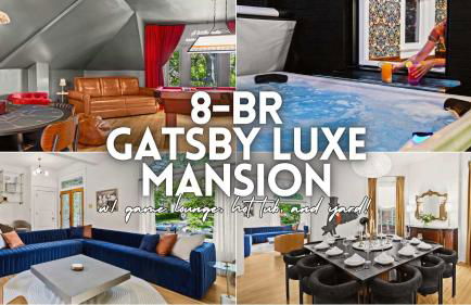 Gatsby House Mansion w Game Lounge & Hot Tub - Foto 1