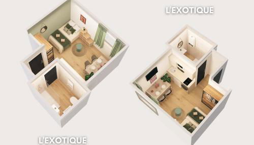 L'Exotique - Parking I Netflix I Gare I WIFI TRÈS HAUT DÉBIT - Calme & Cosy - Foto 4