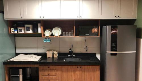 Apartamento Duna 403 com 2 quartos - Completo - Vista mar - Conforto - Praia dos Milionários - Ilhéus - Foto 5, stove