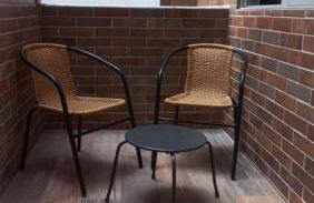 Apartamento Frente Praia Embaré - Varanda Aconchegante - Pet Friendly - Foto 9