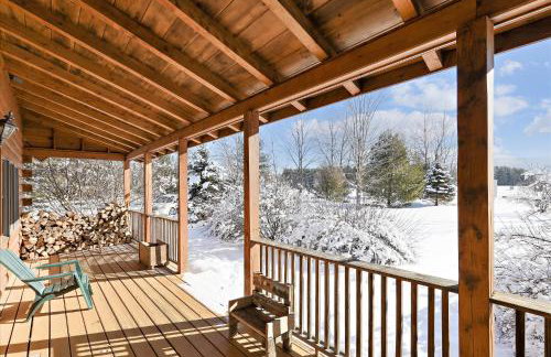 Aspen's Run: 3 br log cabin, wood stove, deck, firepit, window a/c by Stowe Country Homes - Foto 17
